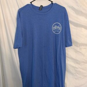 New blue t shirt hard truth distillery 2 XL